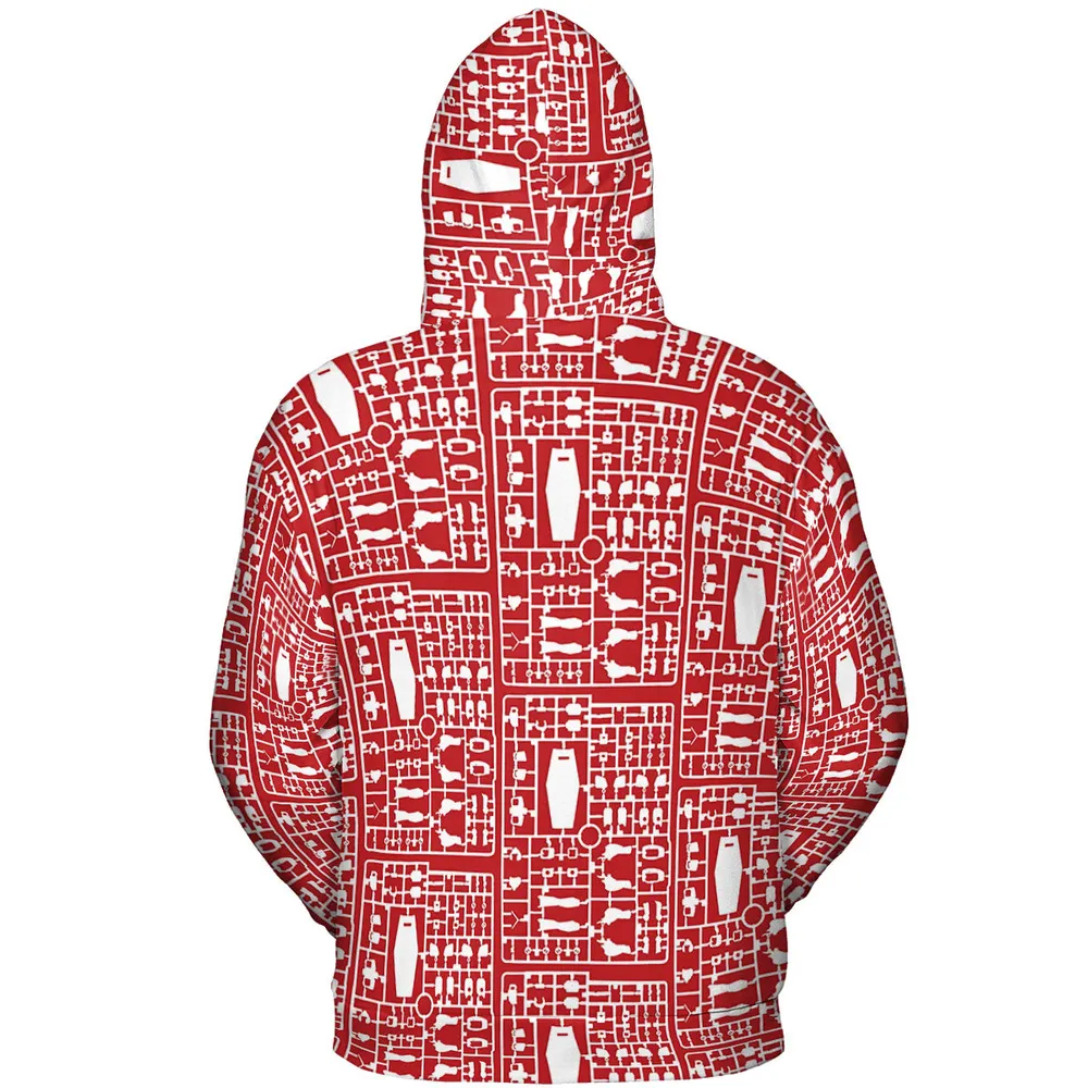 Gundam Runner All-over Print Hoodie - 5