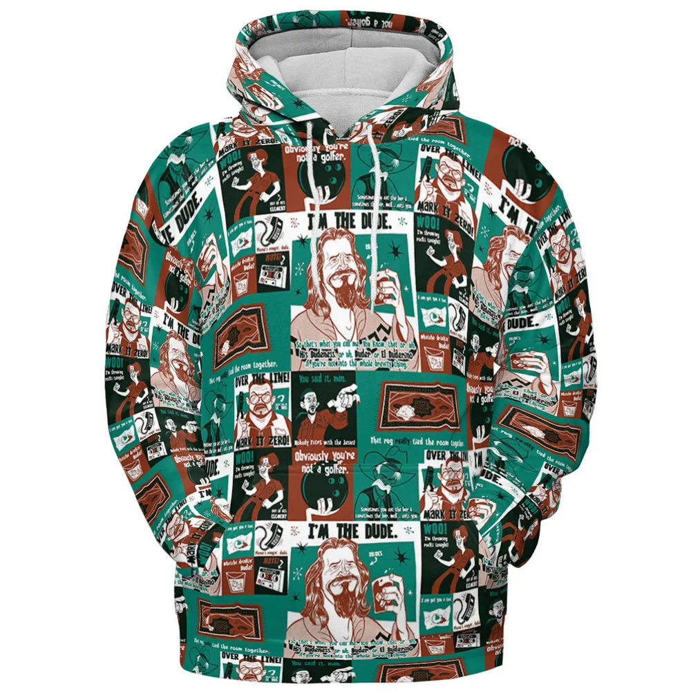 I'm The Dude The Big Lebowski All-over Print Hoodie - 3