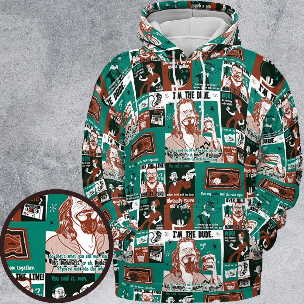 I'm The Dude The Big Lebowski All-over Print Hoodie - 2