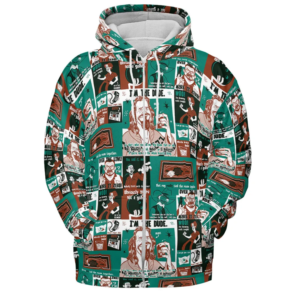I'm The Dude The Big Lebowski All-over Print Hoodie - 4