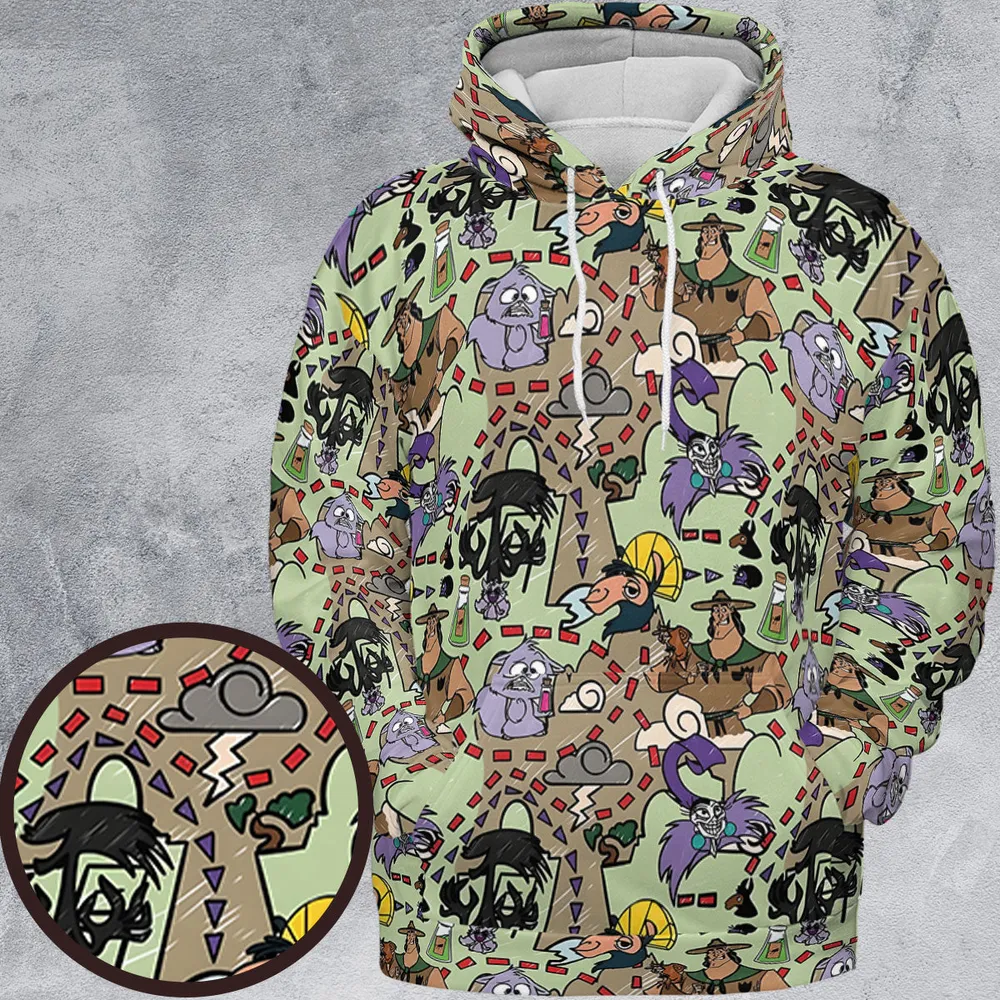 Groove Map The Emperor's New Groove All-over Print Hoodie - 2