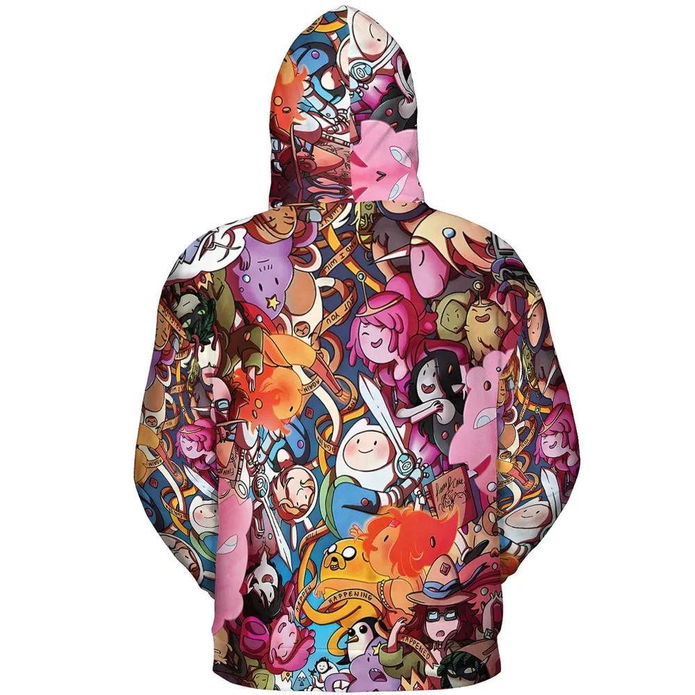 Land of Ooo Adventure Time All-over Print Hoodie - 5
