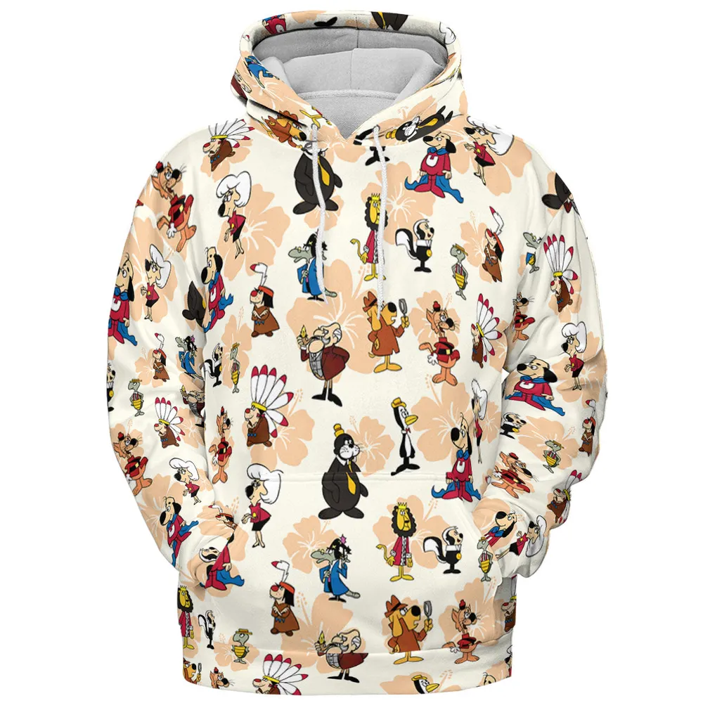 Nostalgia Underdog Characters All-over Print Hoodie - 3