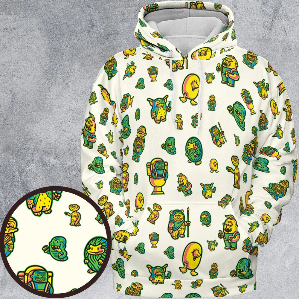 80s But Goodies All-over Print Hoodie - 2