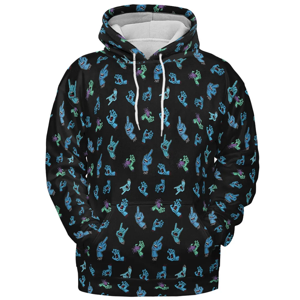 Santa Cruz Screaming Hand All-over Print Hoodie - 3