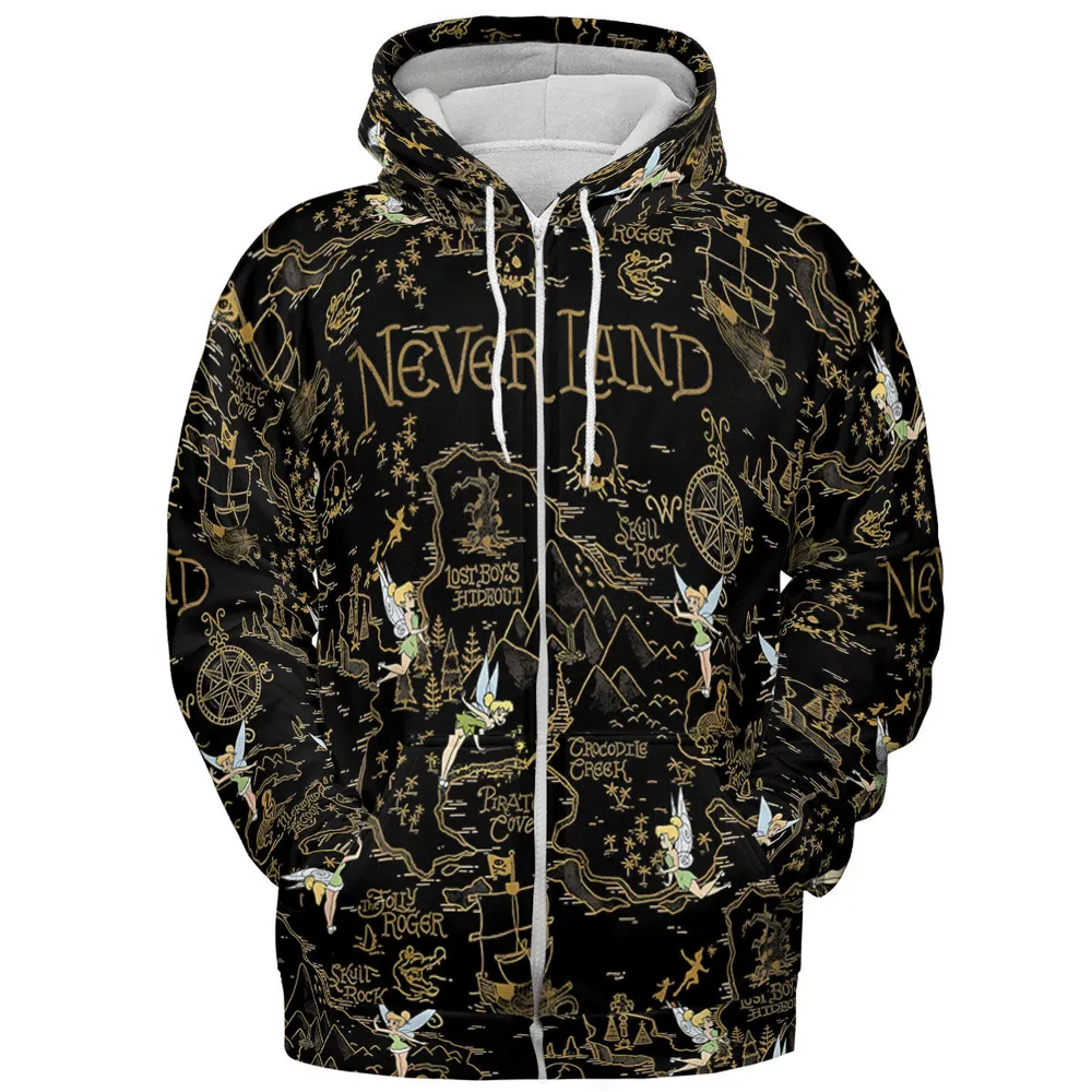 Finding Neverland Tinker Bell All-over Print Hoodie - 4