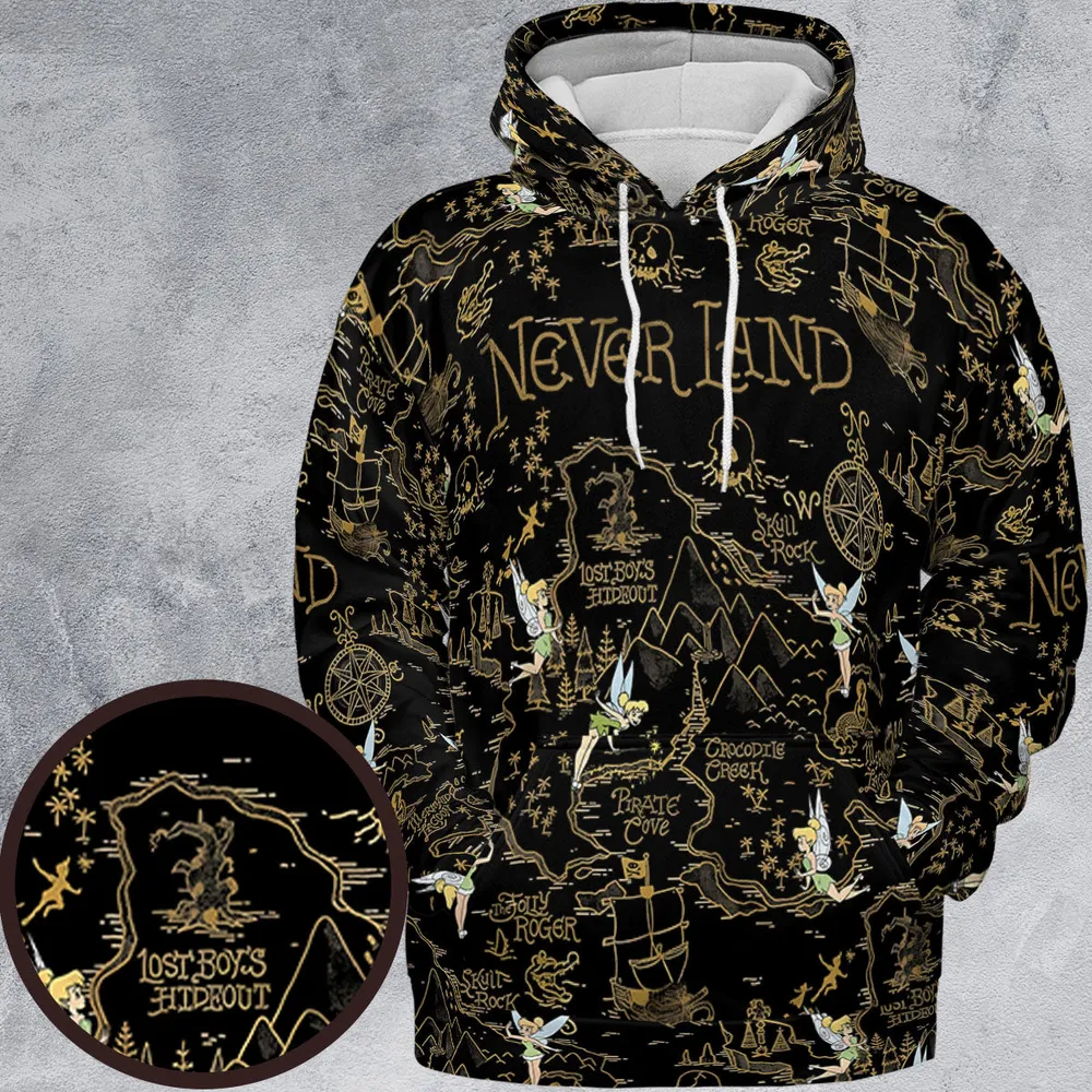 Finding Neverland Tinker Bell All-over Print Hoodie - 2