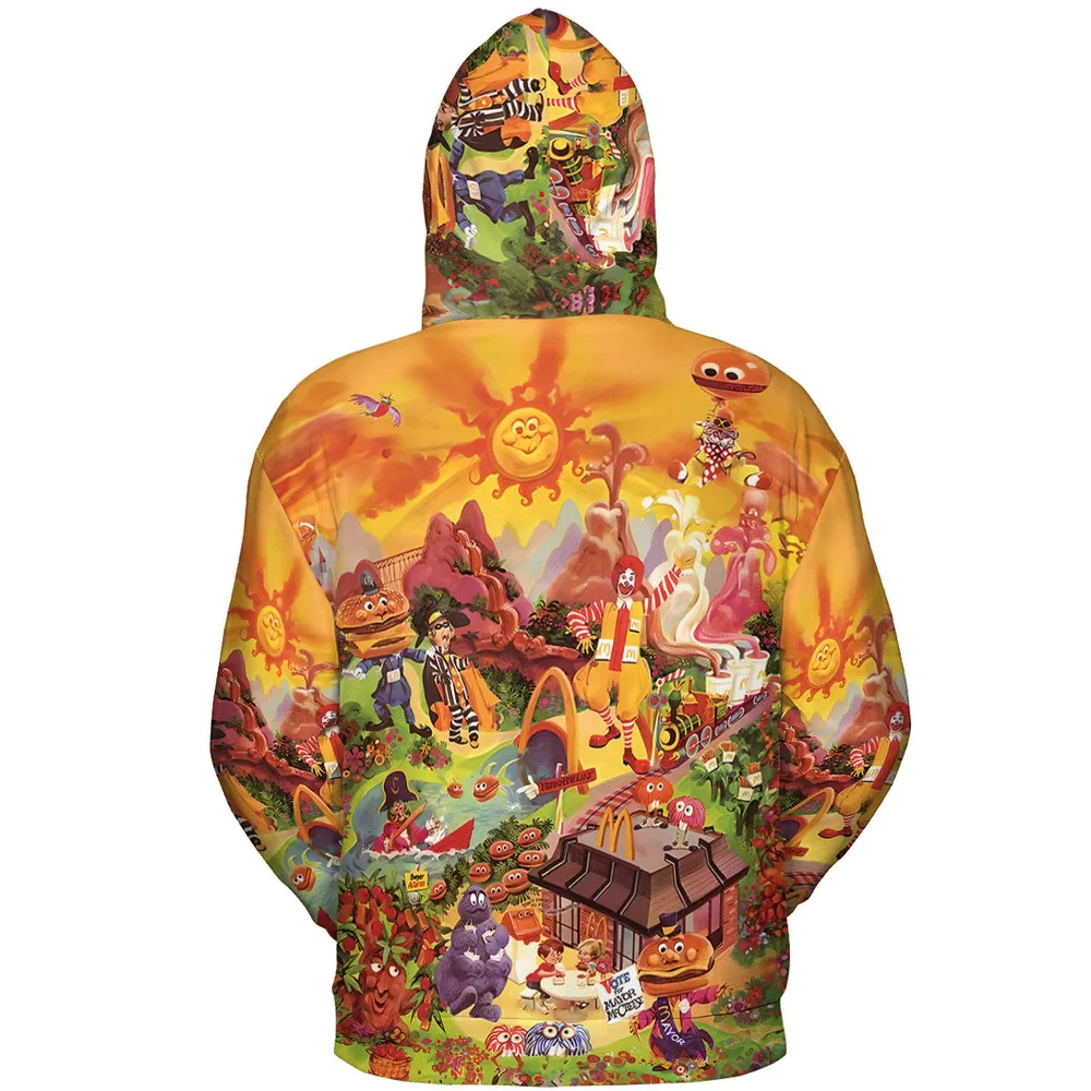 Wonder Foodland The Siege Of Mcdonaldland All-over Print Hoodie - 5
