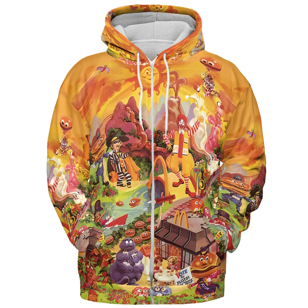 Wonder Foodland The Siege Of Mcdonaldland All-over Print Hoodie - 4