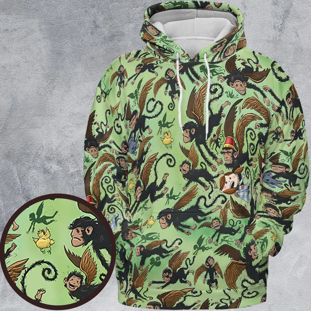Flying Monkeys The Wizard Of Oz All-over Print Hoodie - 2