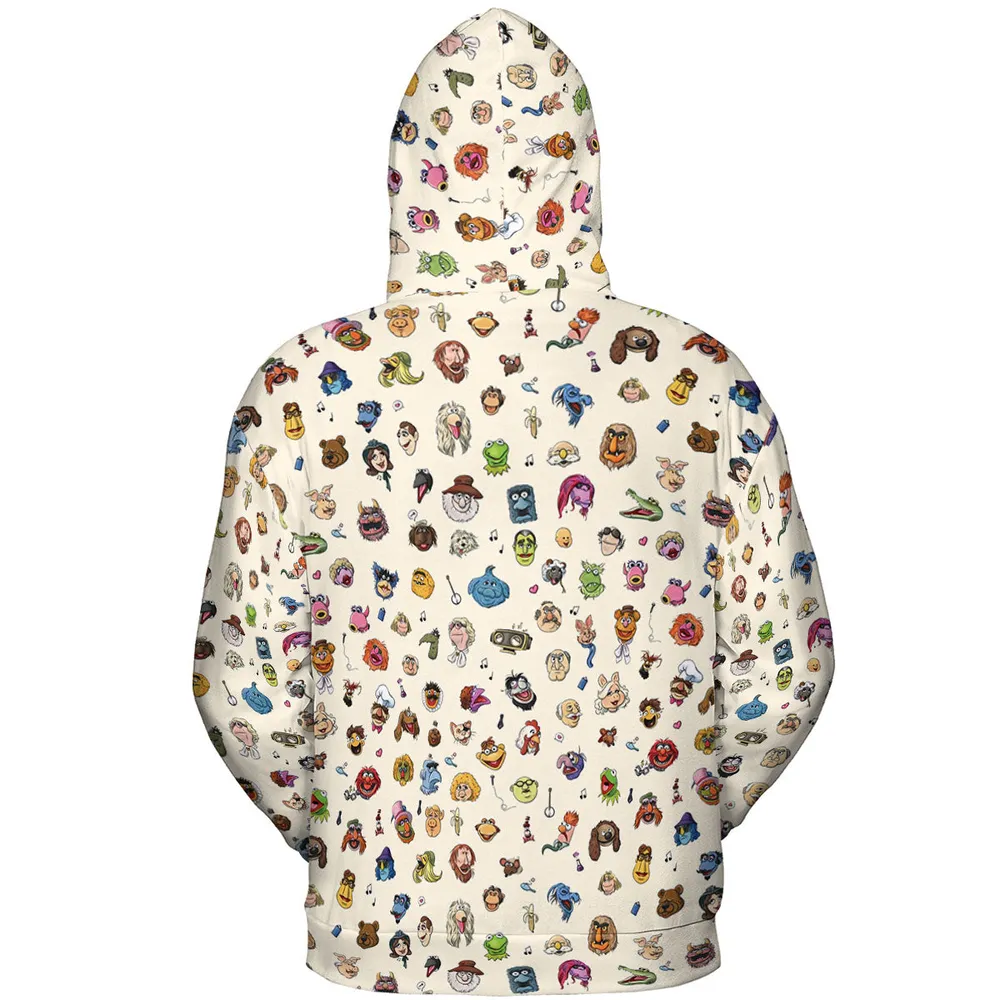 The Muppets Characters All-over Print Hoodie - 5