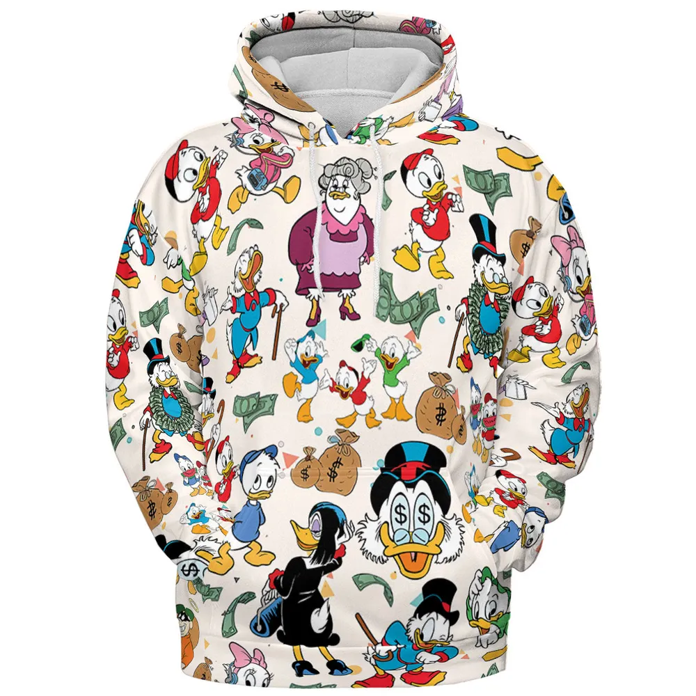 Donald Huey Dewey Ducktales All-over Print Hoodie - 3