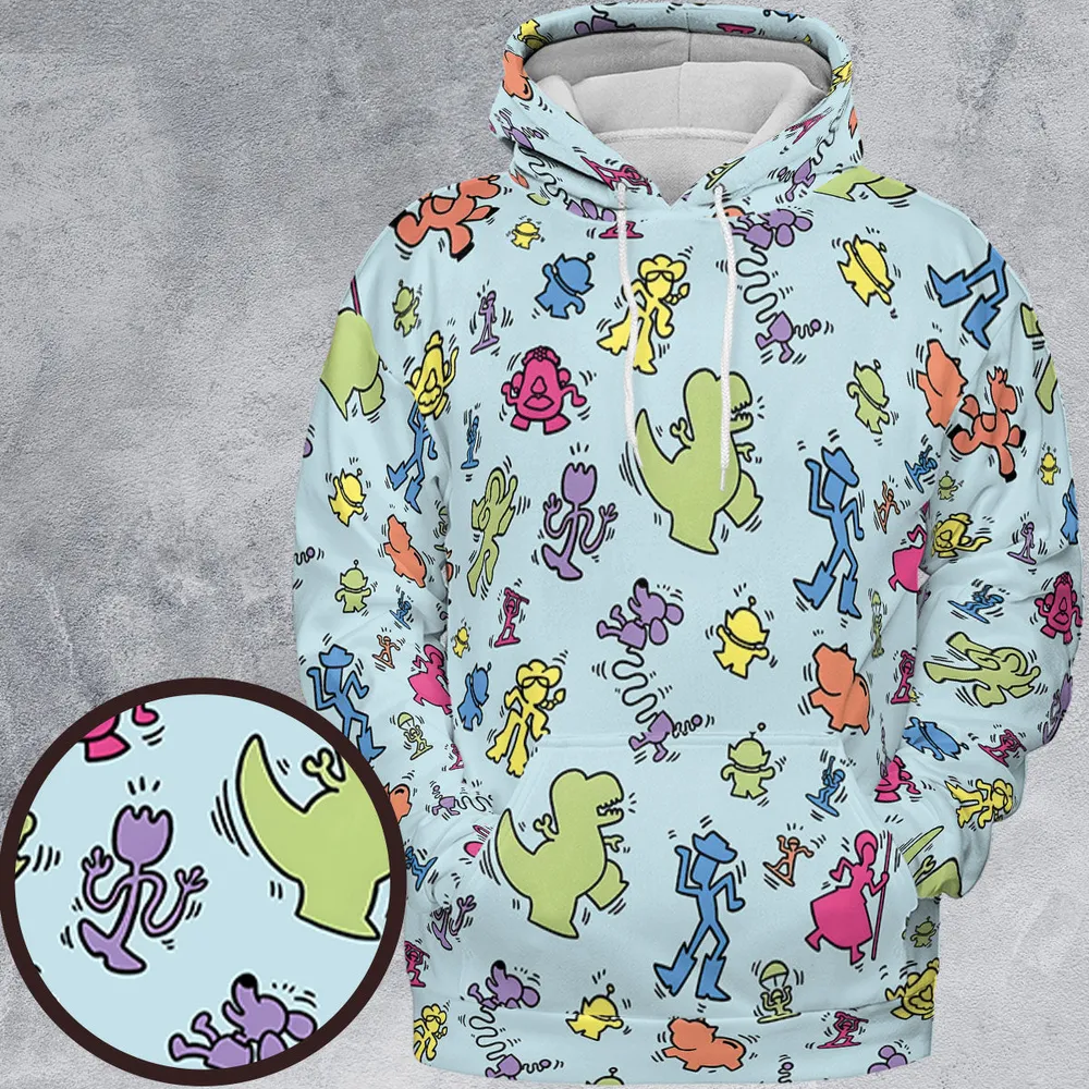 Toy Art Toy Story All-over Print Hoodie - 2