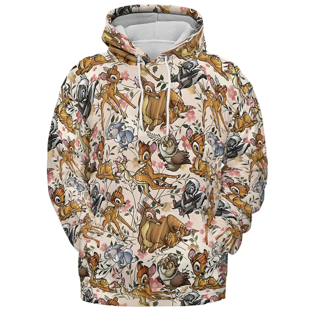 Little Wild Bambi All-over Print Hoodie - 3
