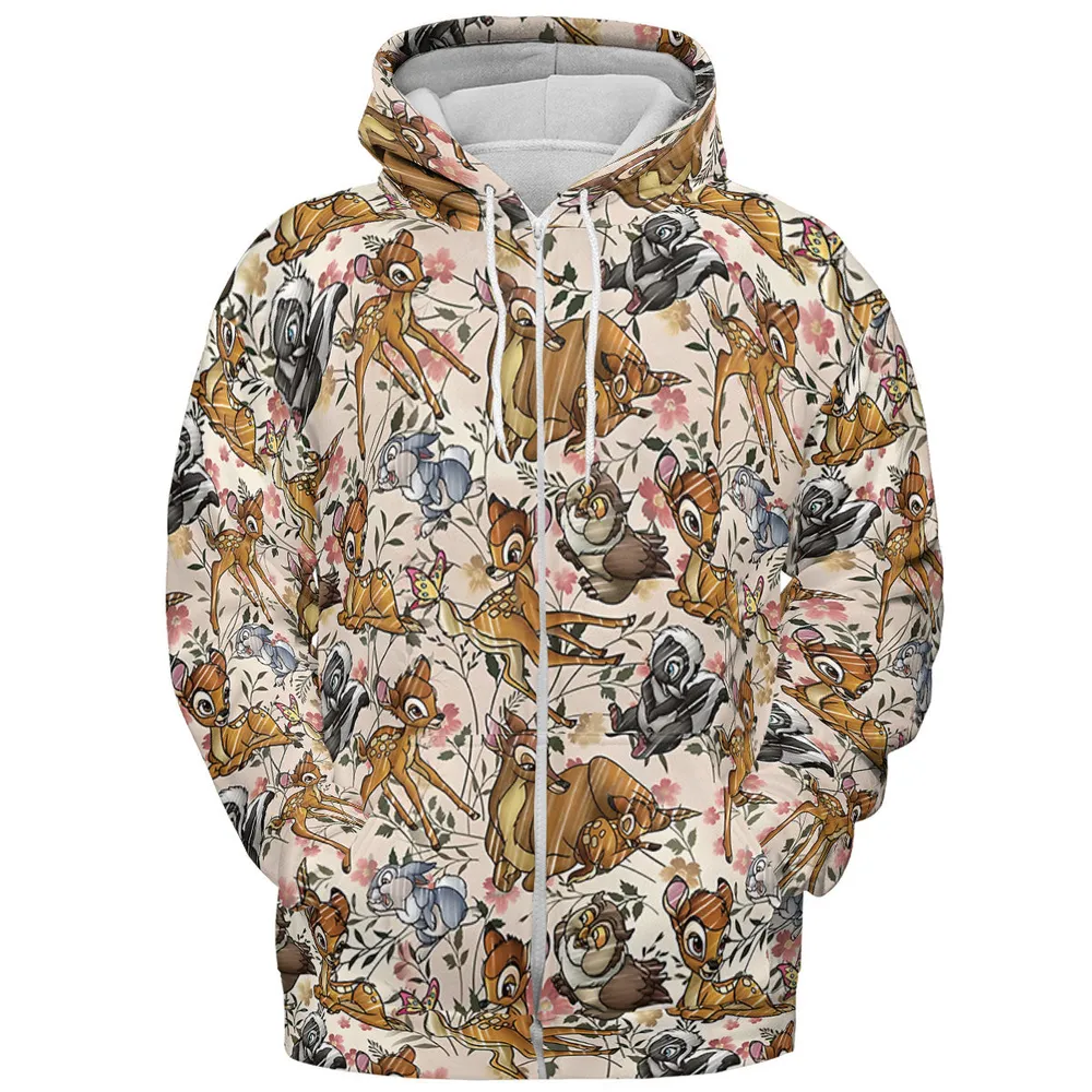 Little Wild Bambi All-over Print Hoodie - 4