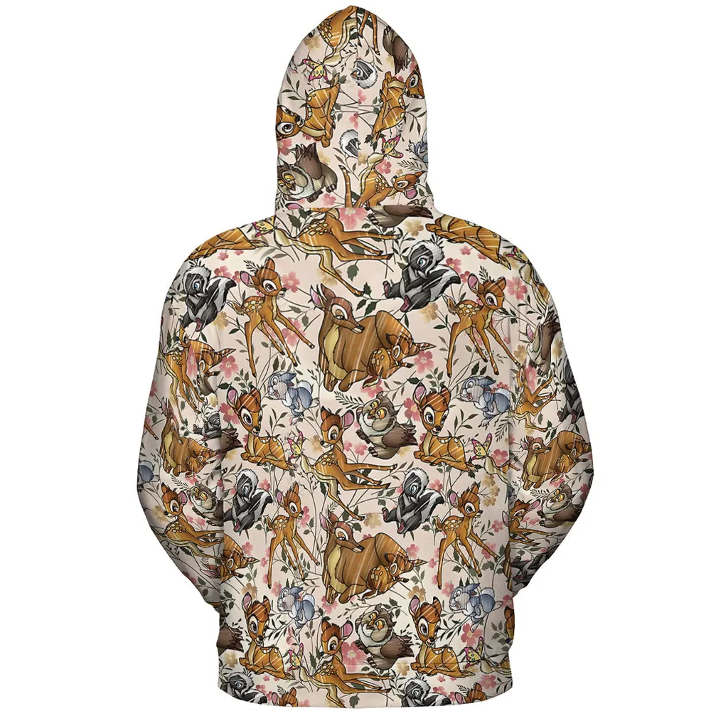 Little Wild Bambi All-over Print Hoodie - 5