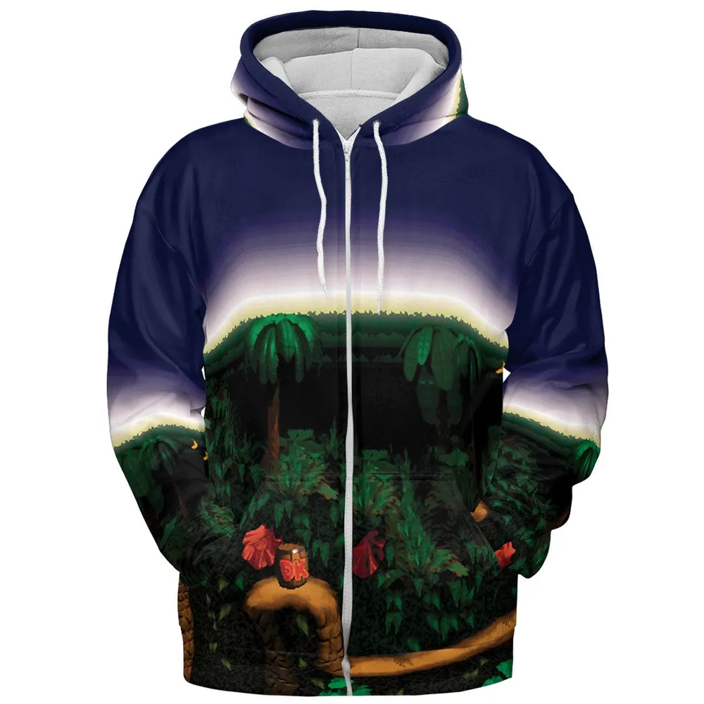 Barrel Cannon DonKey Kong All-over Print Hoodie - 4
