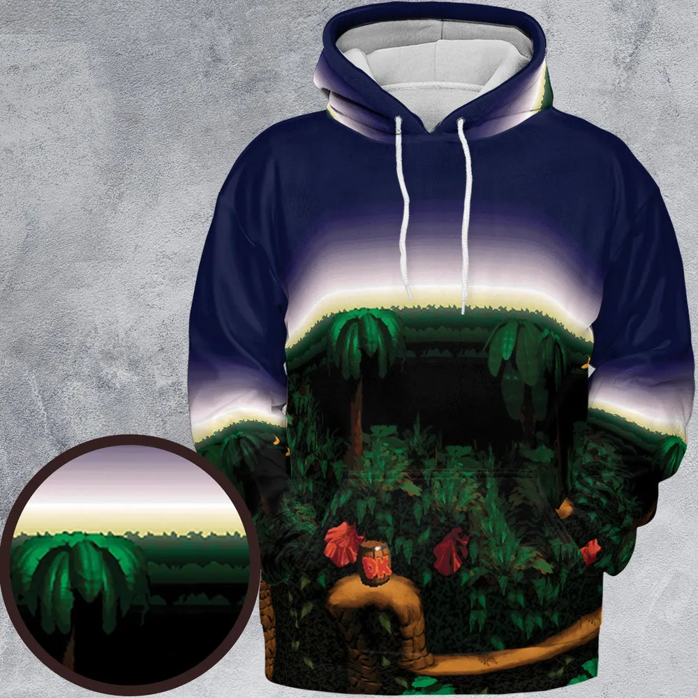 Barrel Cannon DonKey Kong All-over Print Hoodie - 2
