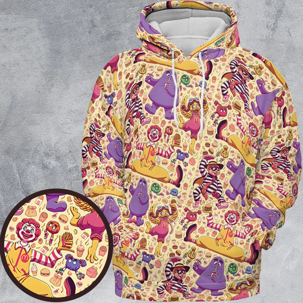 The McDonald's Gang All-over Print Hoodie - 2