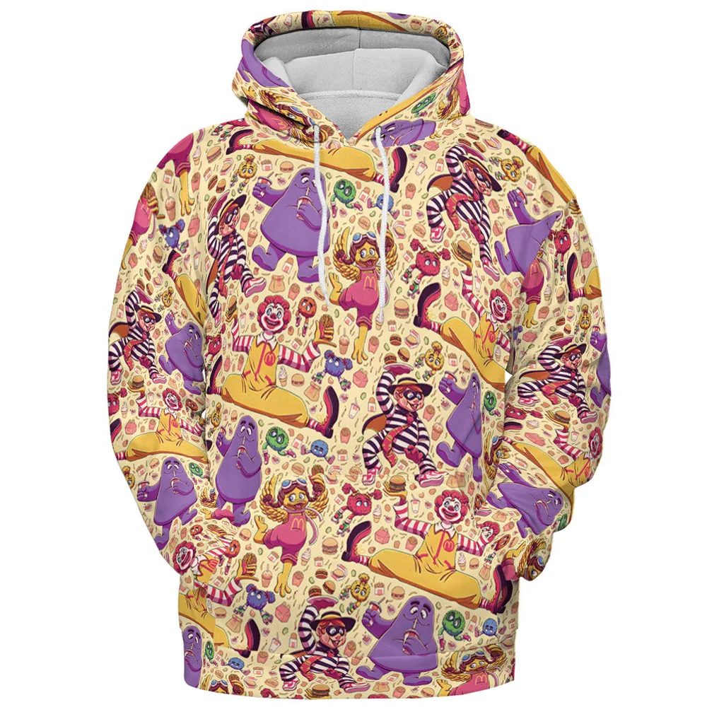 The McDonald's Gang All-over Print Hoodie - 3