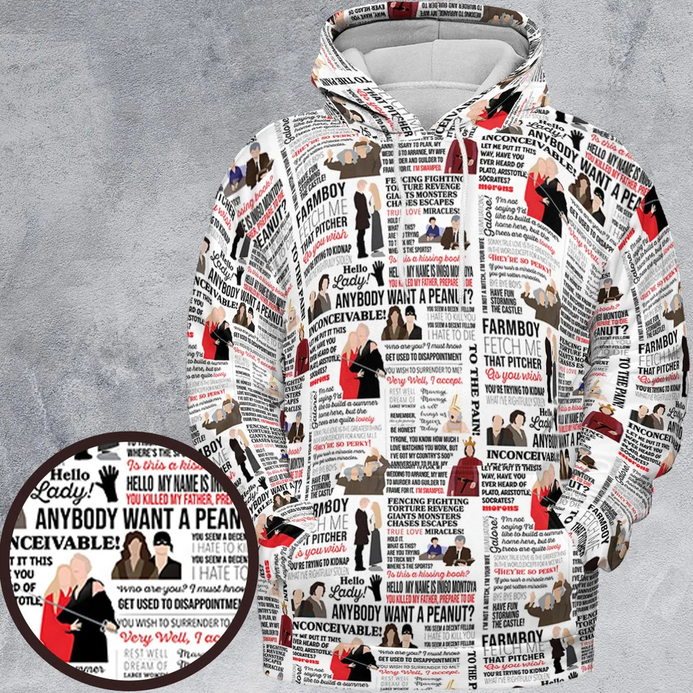 Inconceivable Quotes All-over Print Hoodie - 2