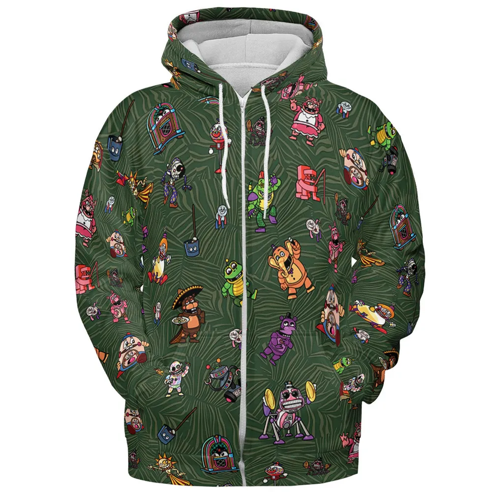Five Nights at Freddy's Characters All-over Print Hoodie - 4