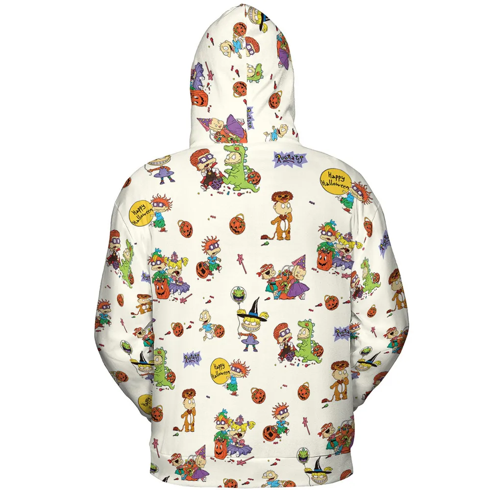 Rugrats Happy Halloween Pattern All-over Print Hoodie - 5
