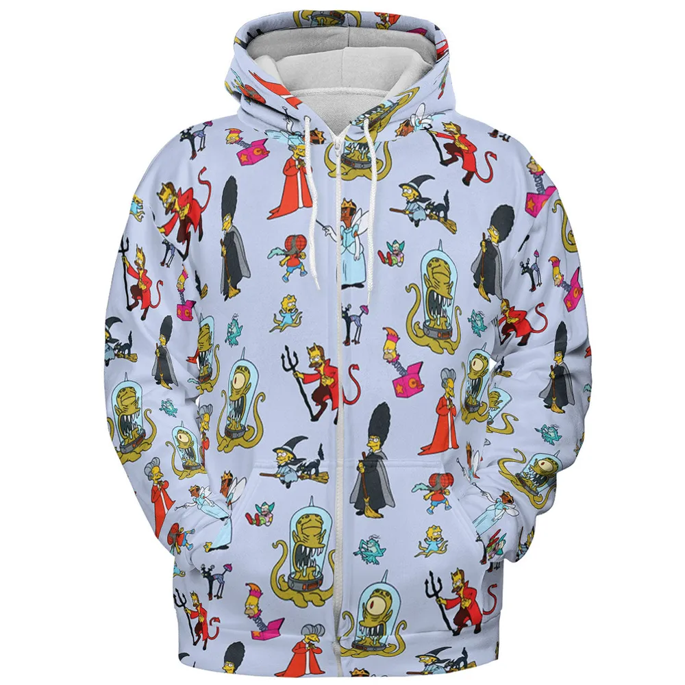 Halloween Costume The Simpsons All-over Print Hoodie - 4