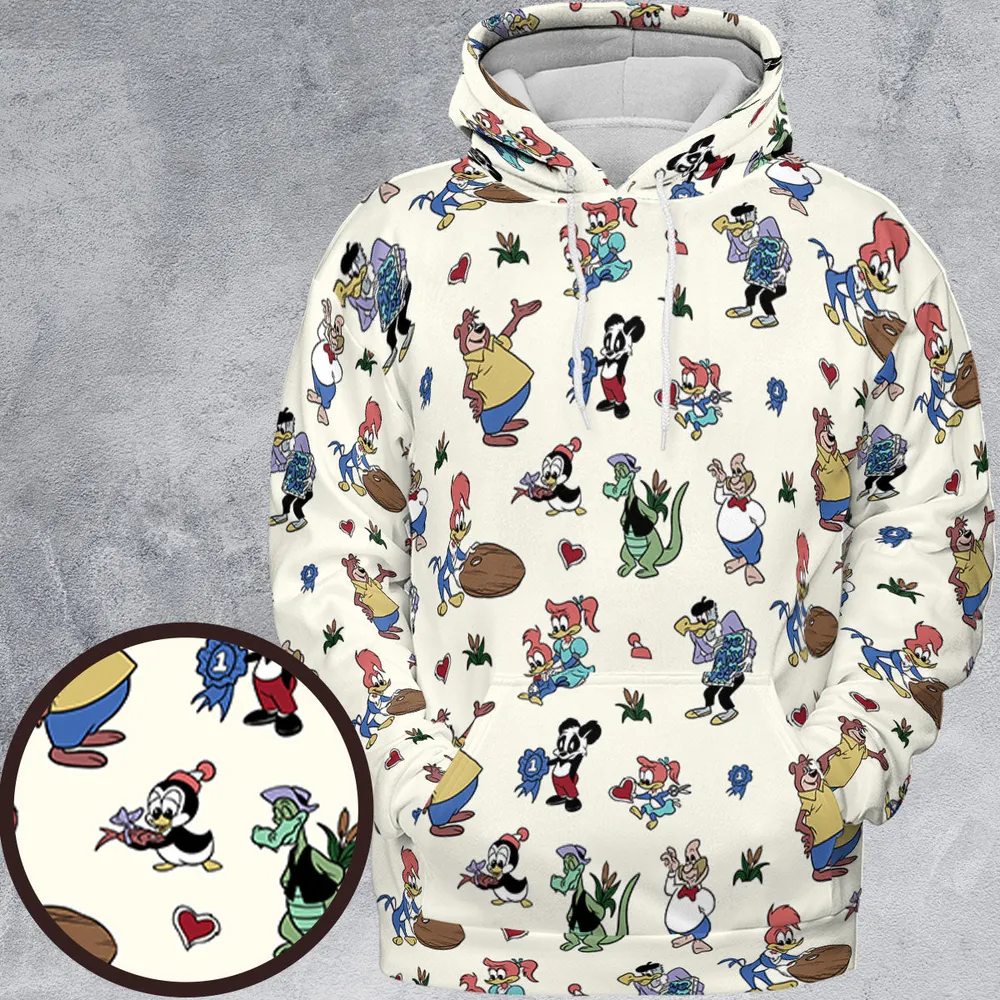 Woody Woodpecker Walter Lantz All-over Print Hoodie - 2