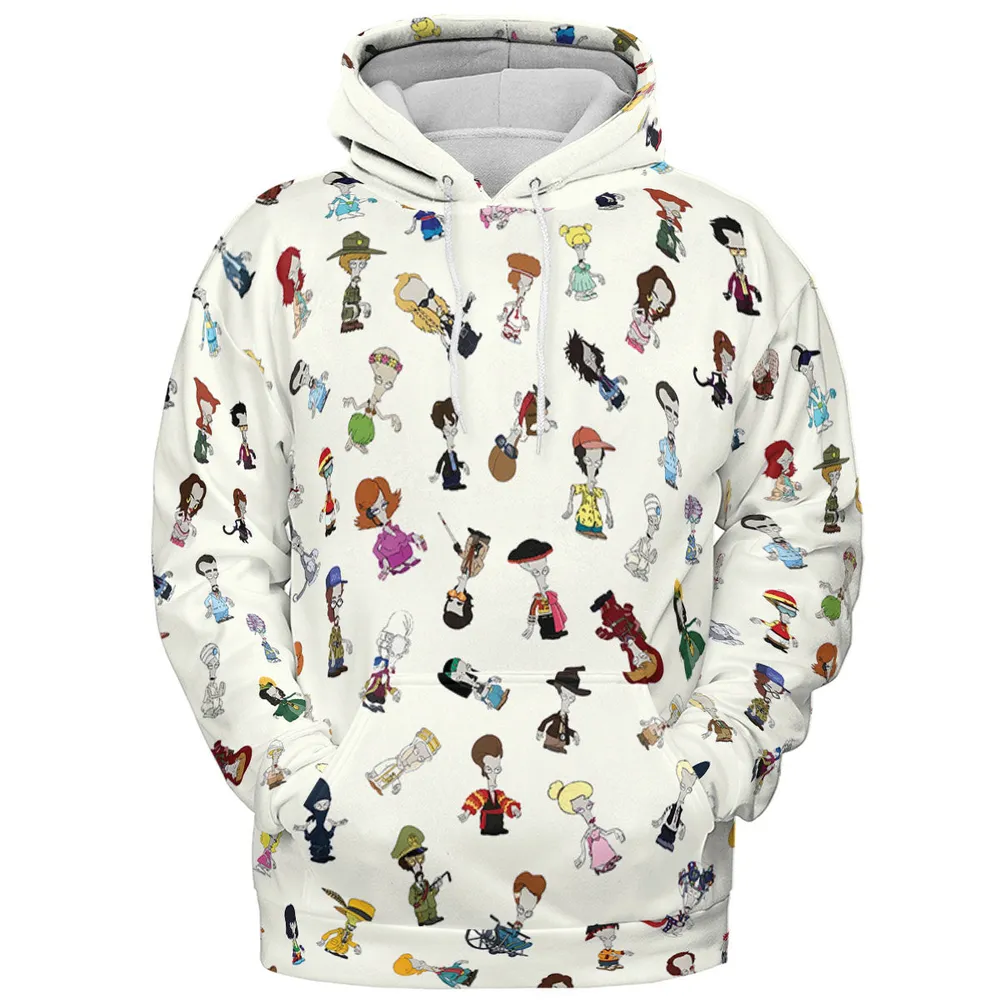 Roger persona Pop culture American Dad All-over Print Hoodie - 3