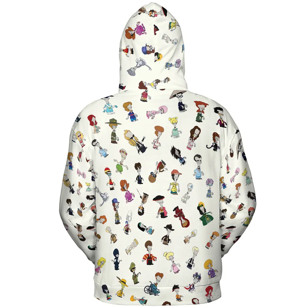 Roger persona Pop culture American Dad All-over Print Hoodie - 5