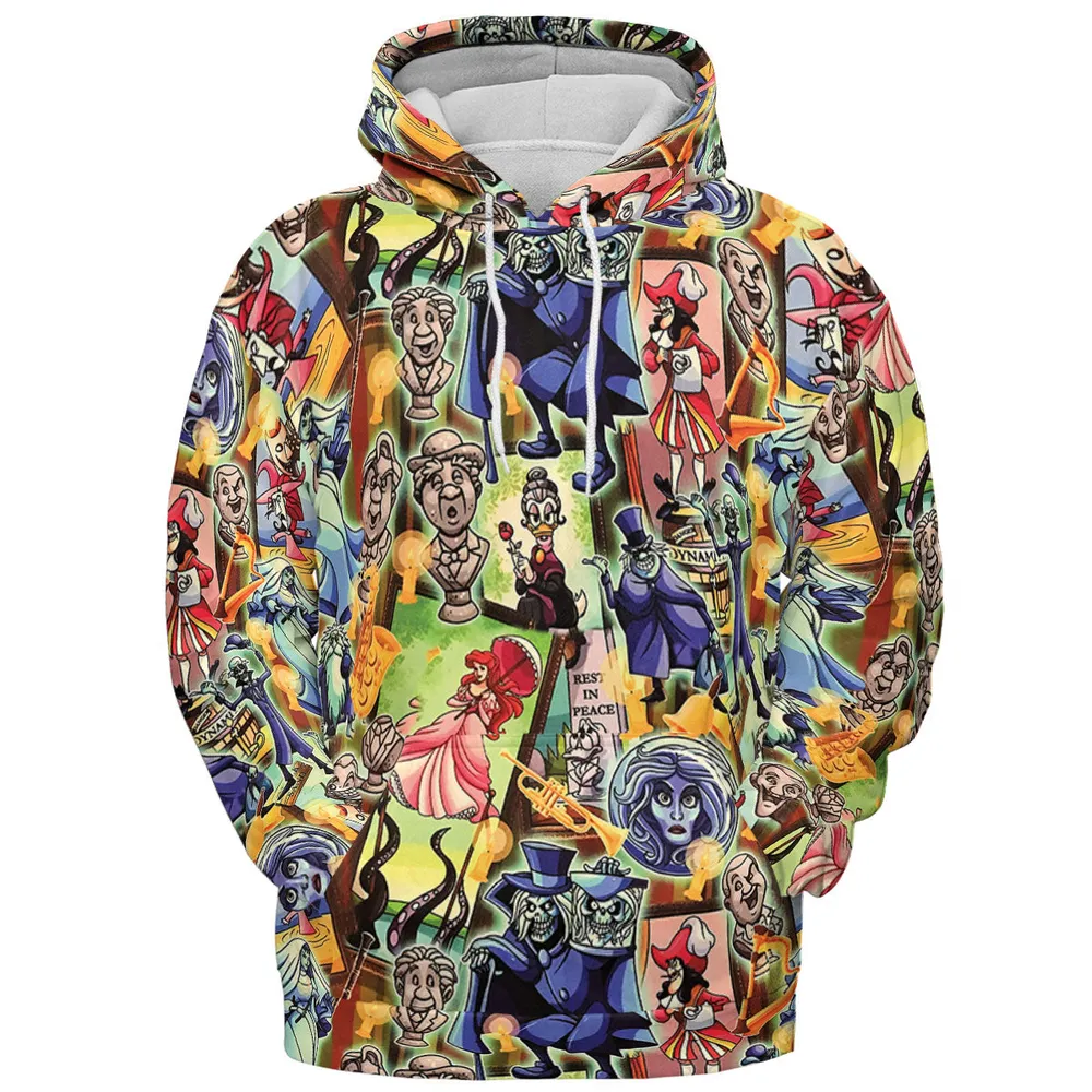 999 Happy Haunts All-over Print Hoodie - 3