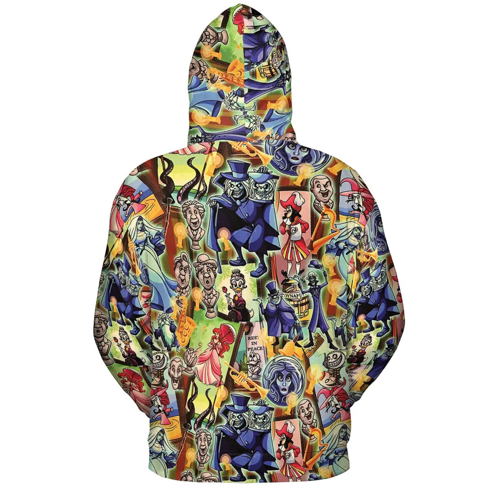 999 Happy Haunts All-over Print Hoodie - 5