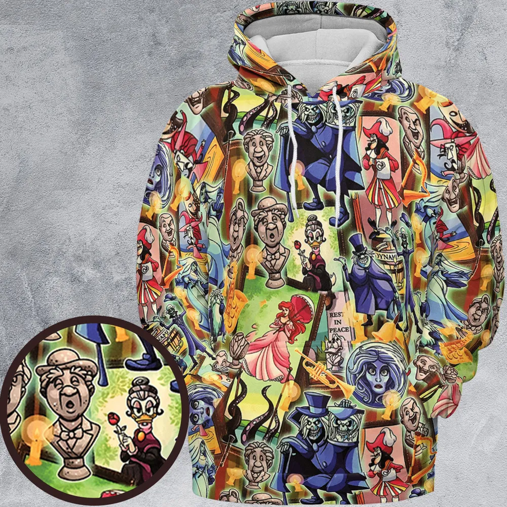 999 Happy Haunts All-over Print Hoodie - 2