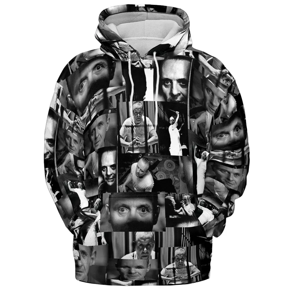 Hannibal Lecter The Silence of the Lambs All-over Print Hoodie - 3
