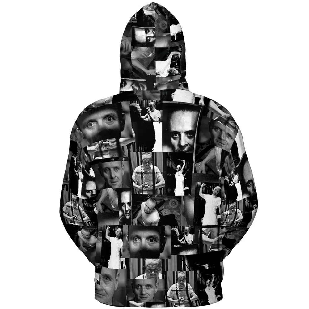 Hannibal Lecter The Silence of the Lambs All-over Print Hoodie - 5