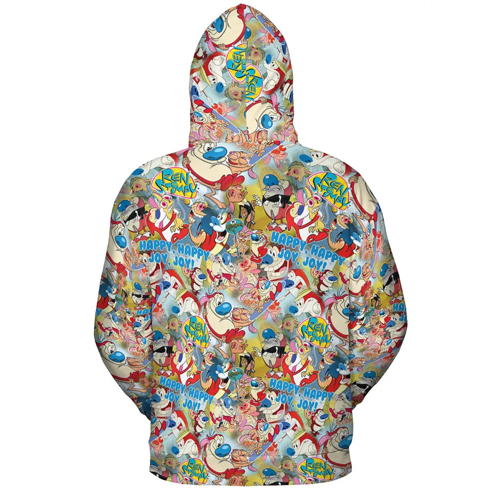 The Ren and Stimpy Show All-over Print Hoodie - 5