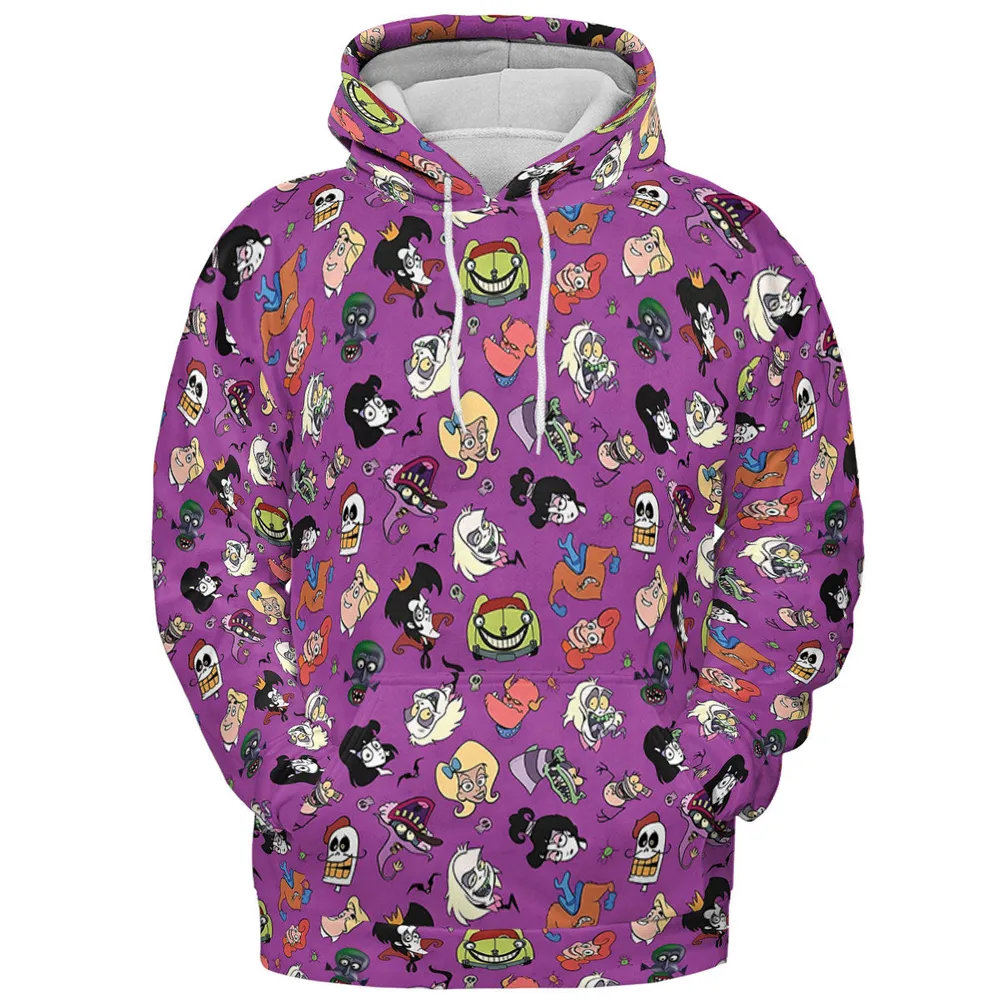 Beetlejuice Cartoon Vintage All-over Print Hoodie - 3