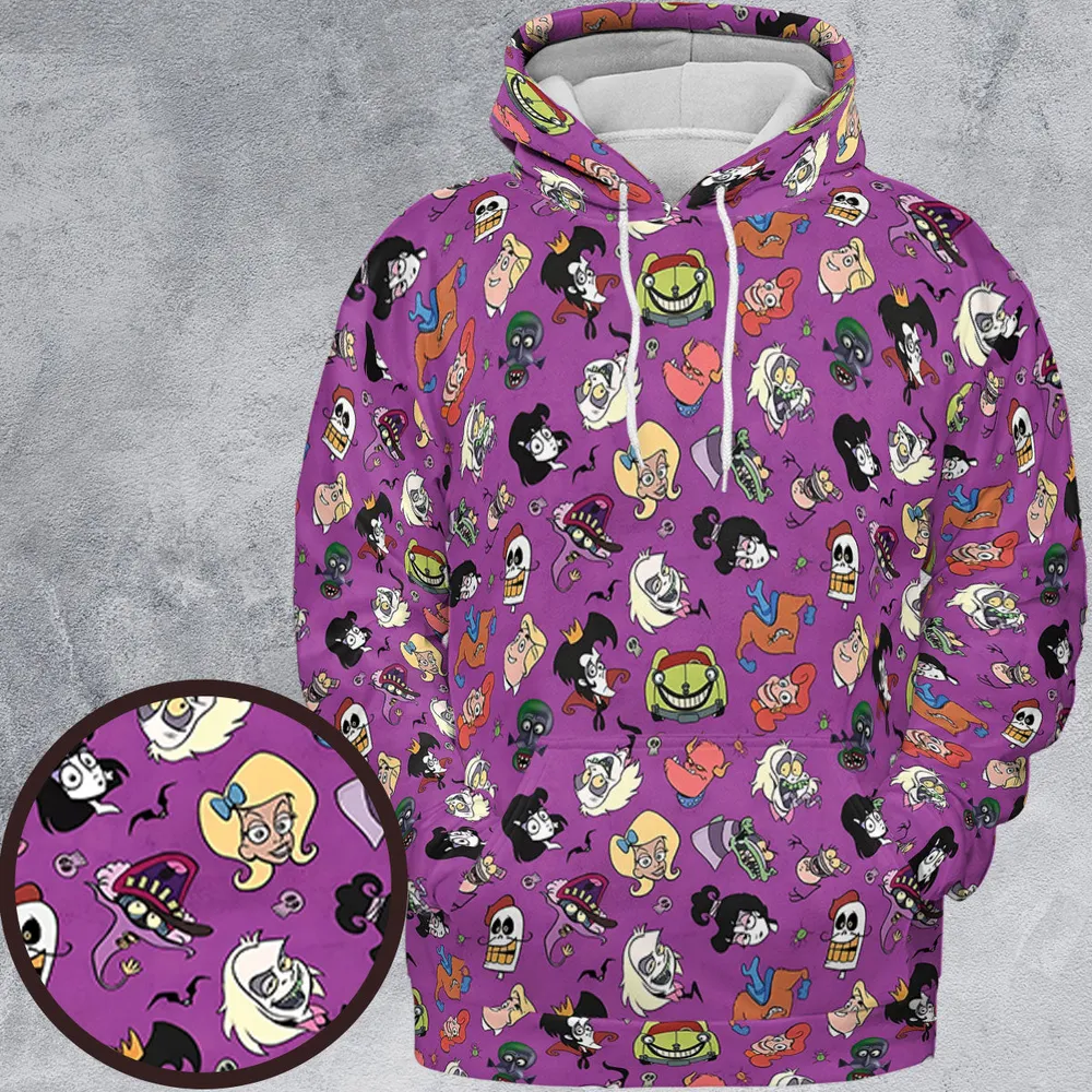 Beetlejuice Cartoon Vintage All-over Print Hoodie - 2