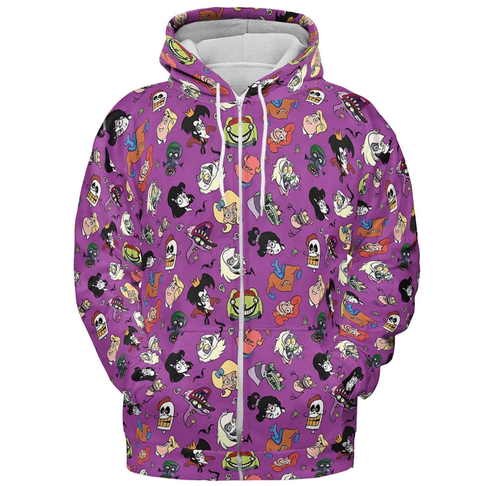 Beetlejuice Cartoon Vintage All-over Print Hoodie - 4