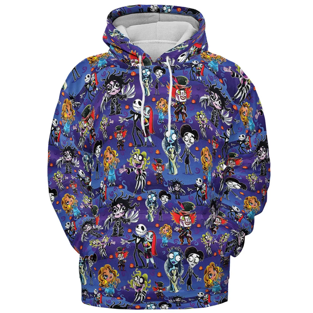 Tim Burton Movies All-over Print Hoodie - 3