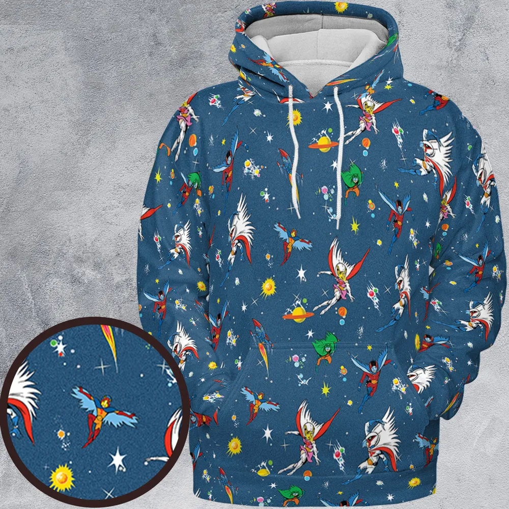 Battle of the Planets All-over Print Hoodie - 2