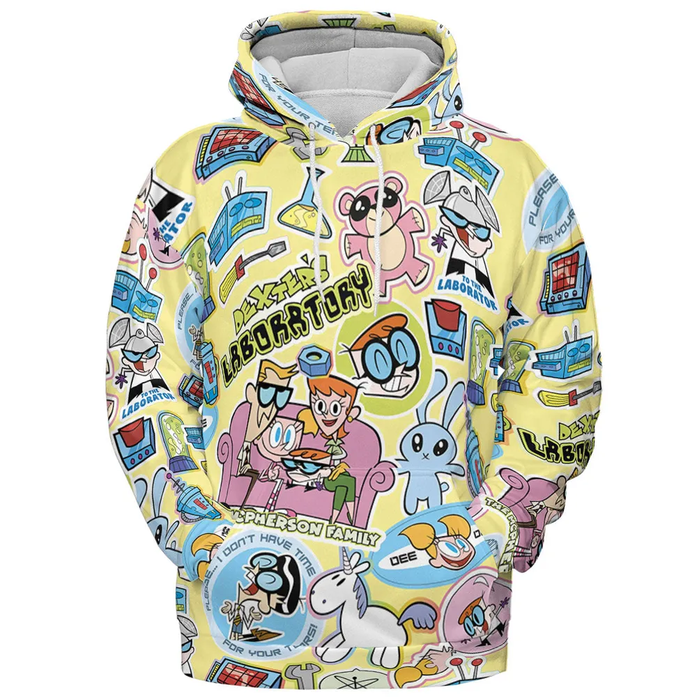 Dee Dee Mandark Dexter's Laboratory Funny All-over Print Hoodie - 3