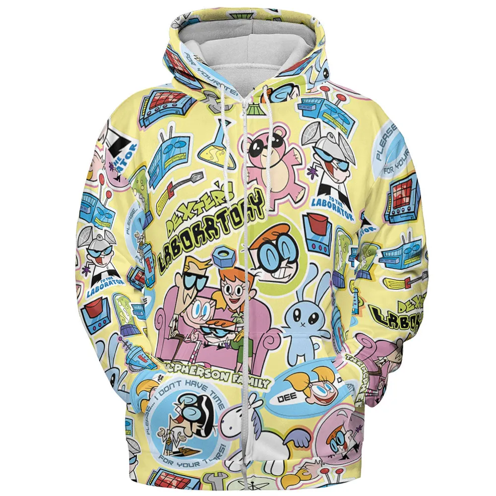 Dee Dee Mandark Dexter's Laboratory Funny All-over Print Hoodie - 4