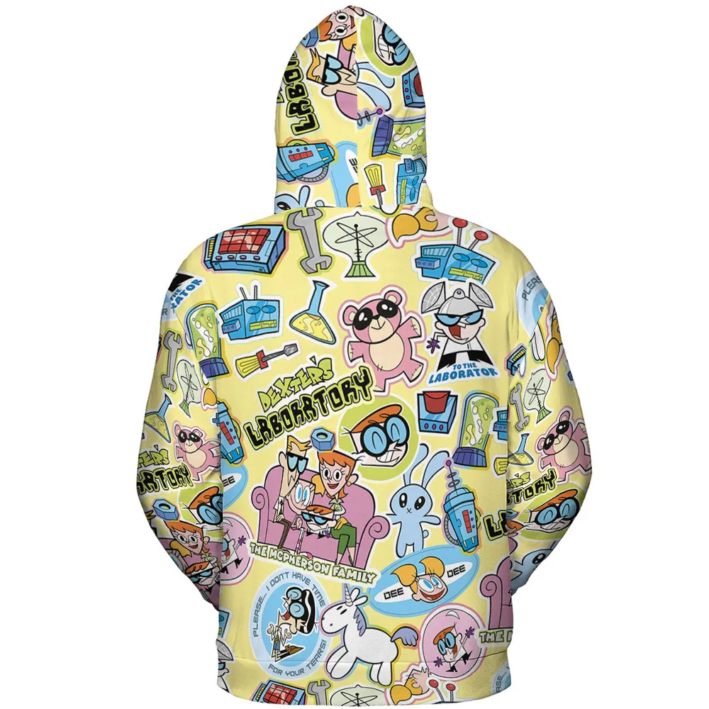 Dee Dee Mandark Dexter's Laboratory Funny All-over Print Hoodie - 5