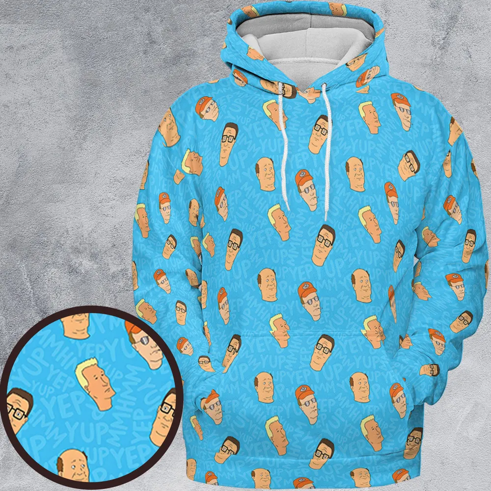 Yup Mmhmm King Of The Hill All-over Print Hoodie - 2