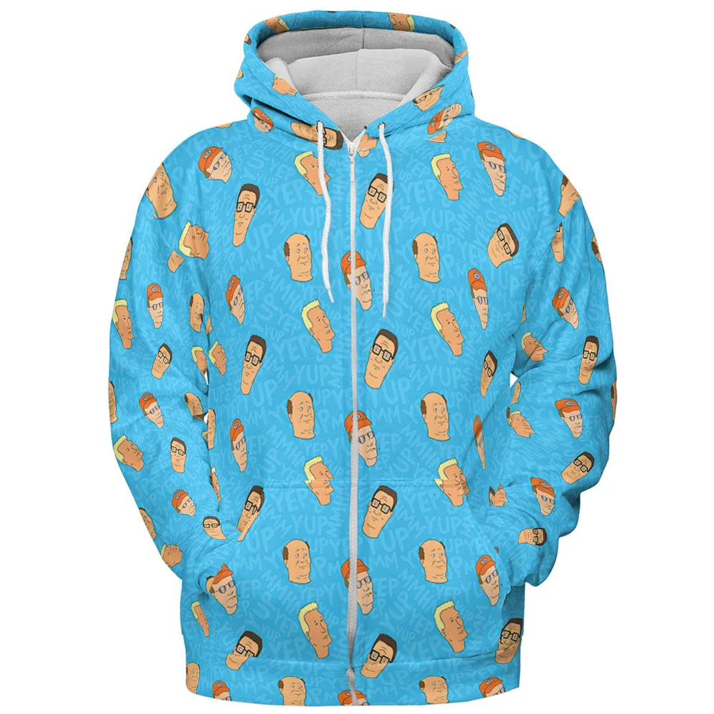 Yup Mmhmm King Of The Hill All-over Print Hoodie - 4