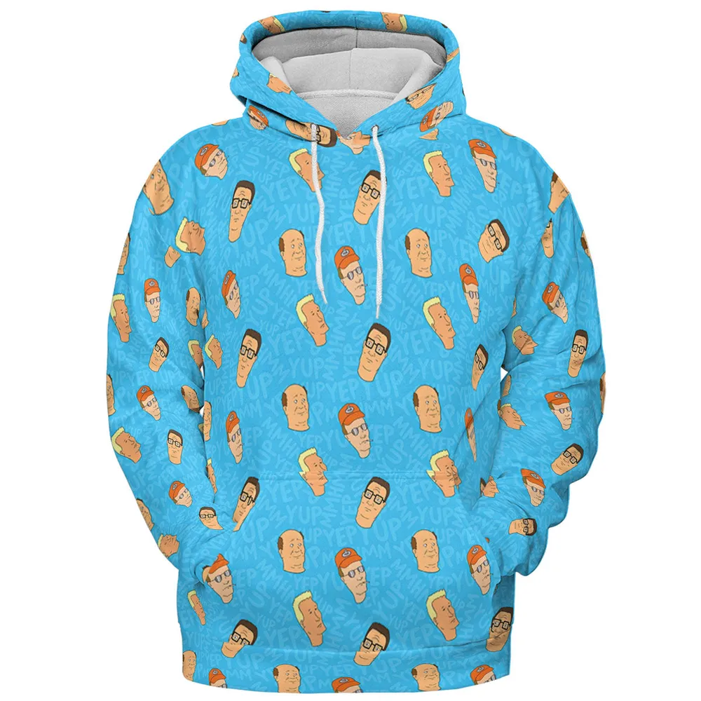 Yup Mmhmm King Of The Hill All-over Print Hoodie - 3