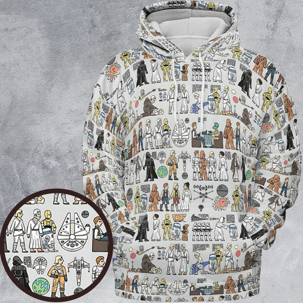 Egyptian Galaxy Wars All-over Print Hoodie - 2