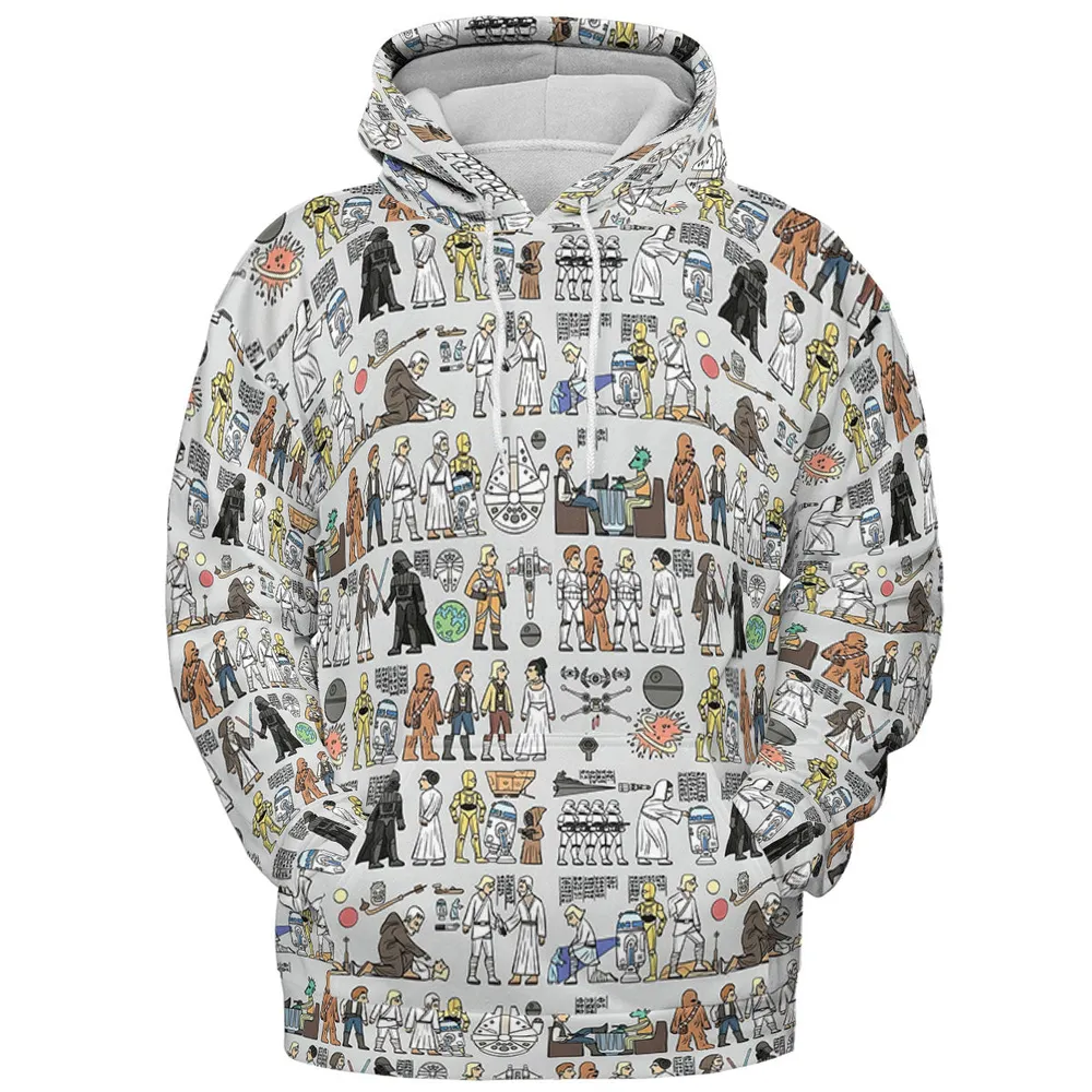 Egyptian Galaxy Wars All-over Print Hoodie - 3